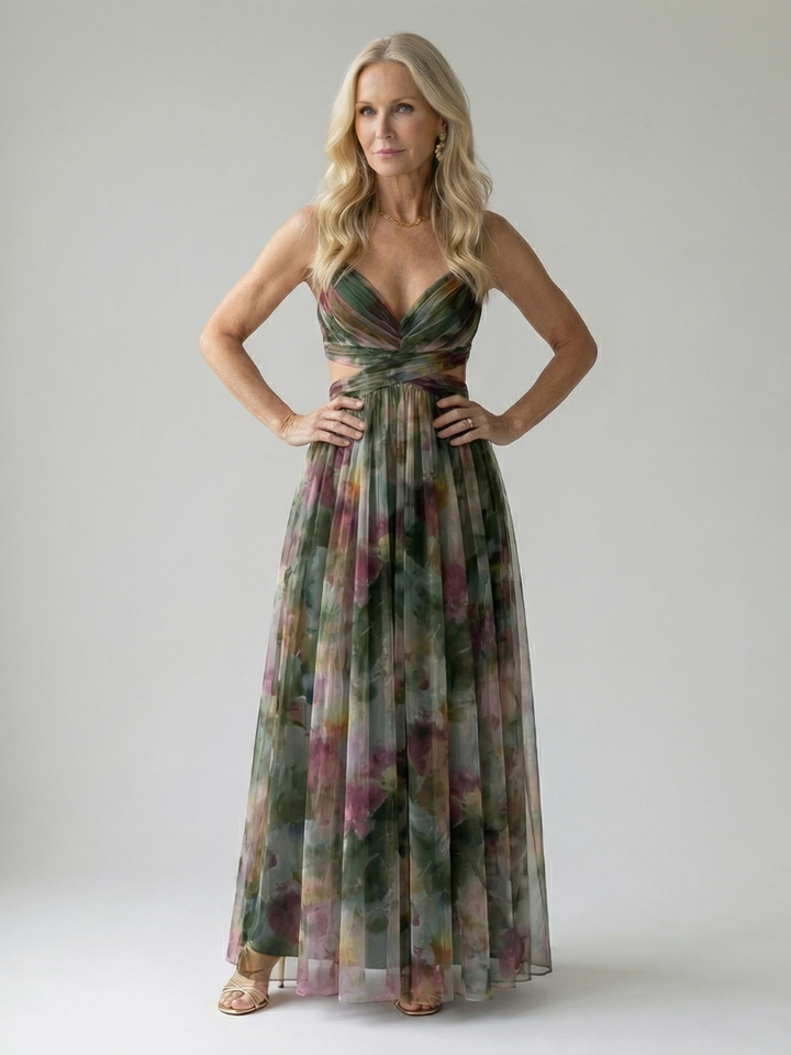 Isel | Blødt Wrap Maxi Kjole