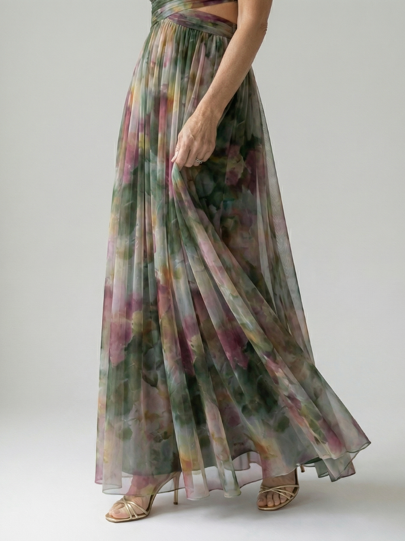 Isel | Blødt Wrap Maxi Kjole