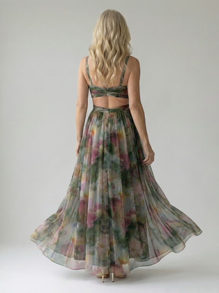 Isel | Blødt Wrap Maxi Kjole