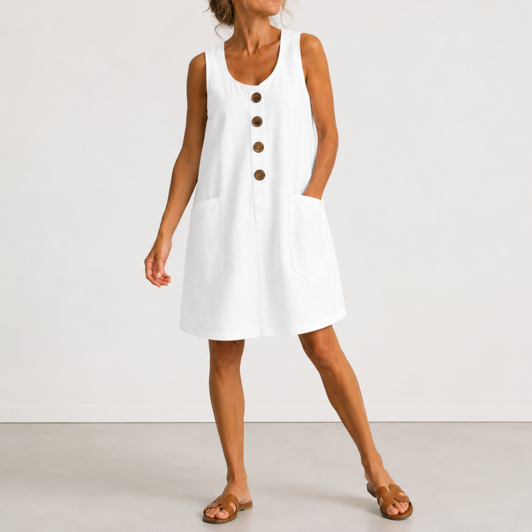 Macey - Cotton Linen Dress