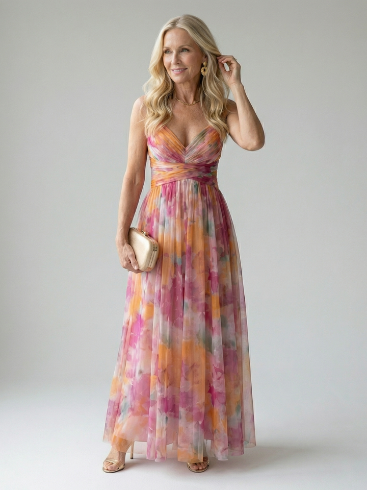 Isel | Blødt Wrap Maxi Kjole