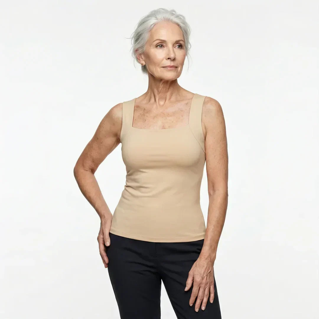 Priscilla | Built-In Bra Comfort Tank Top