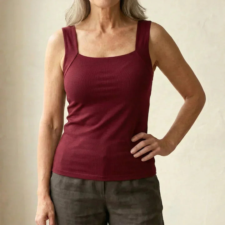 Priscilla | Built-In Bra Comfort Tank Top