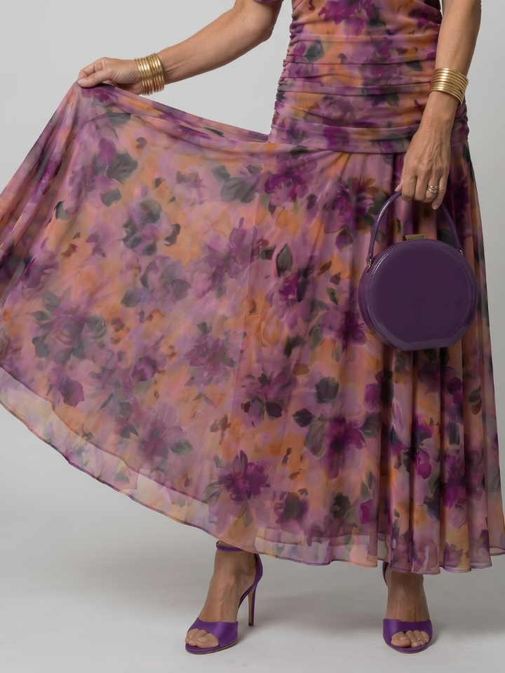 Calen | Off Shoulder Flow Midi Kjole