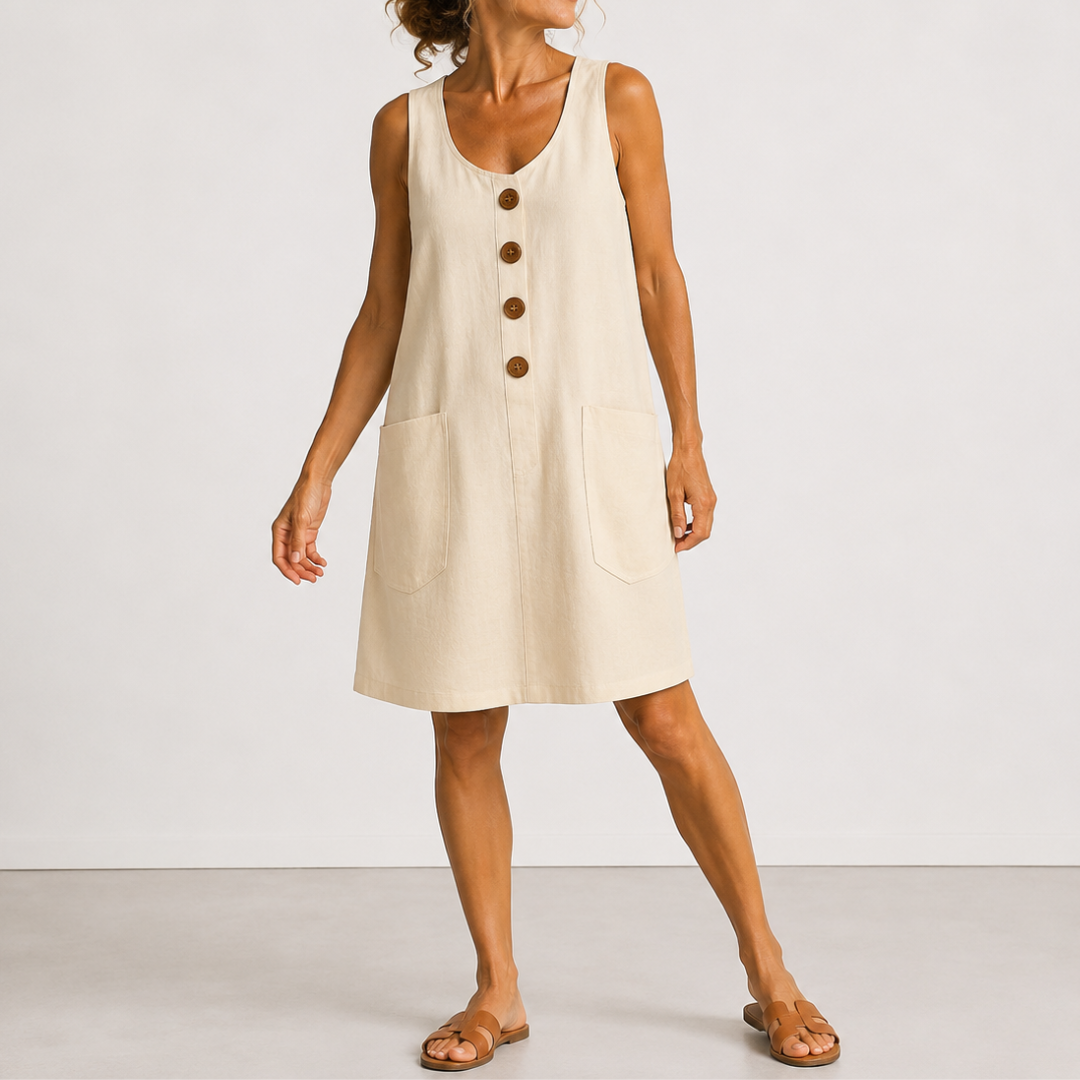 Macey - Cotton Linen Dress