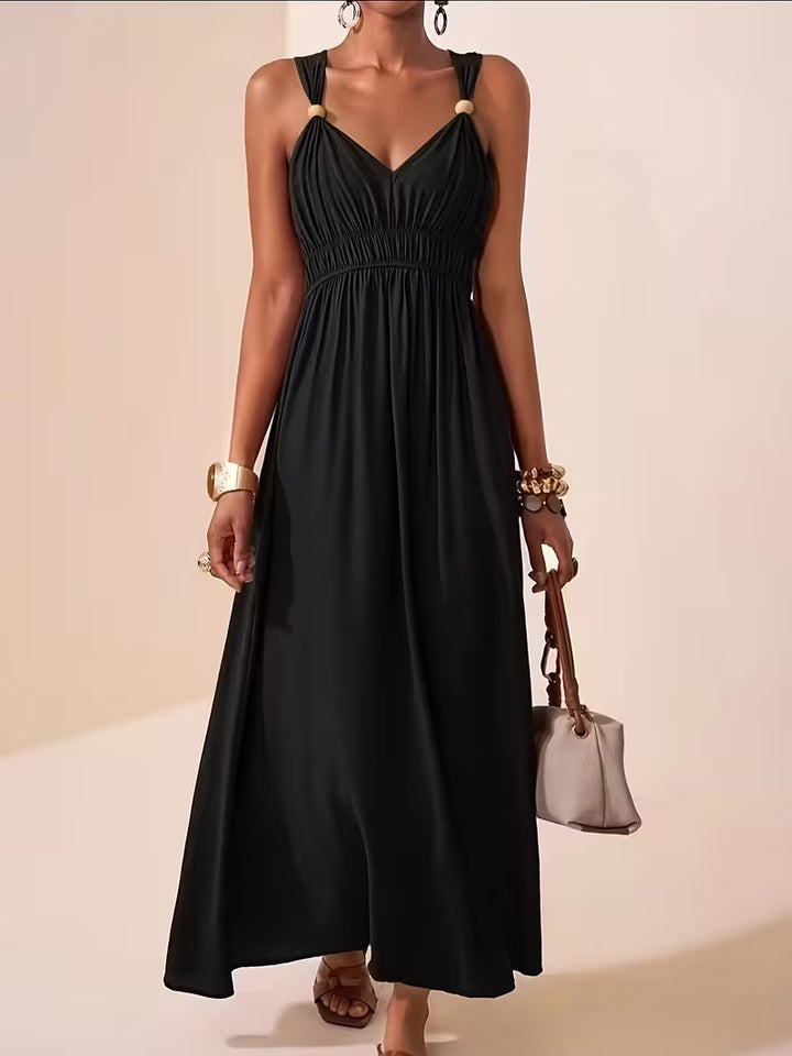 Charlotte | Sleeveless Summer Dress with V-neck