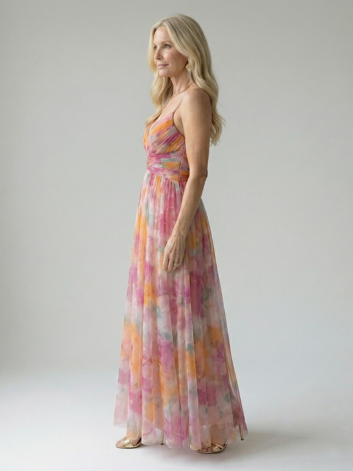 Isel | Blødt Wrap Maxi Kjole