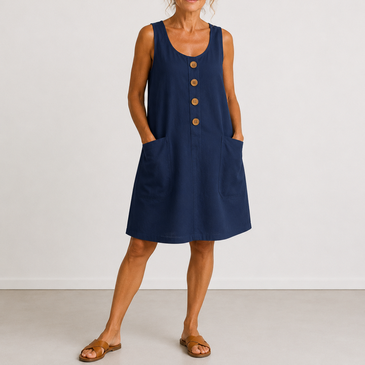 Macey - Cotton Linen Dress