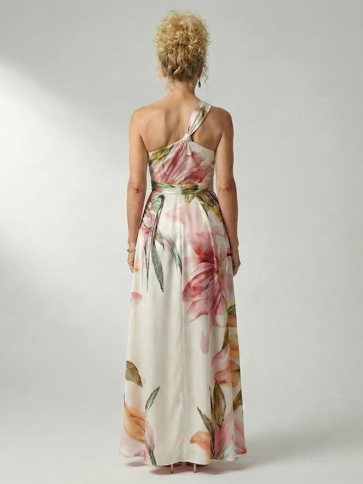 Amiel | Lys Floral Maxi Kjole