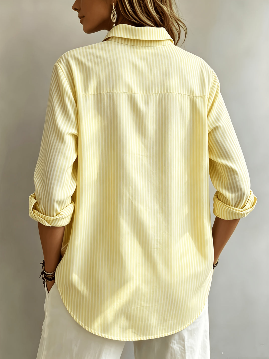 Sadie | Striped Women’s Shirt, Long-sleeved