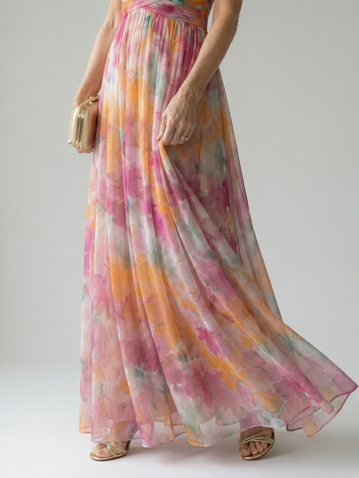 Isel | Blødt Wrap Maxi Kjole