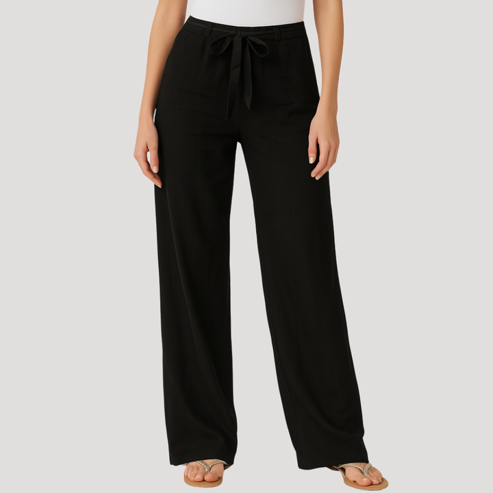 lightweight and breathable trousers with elasticated waist