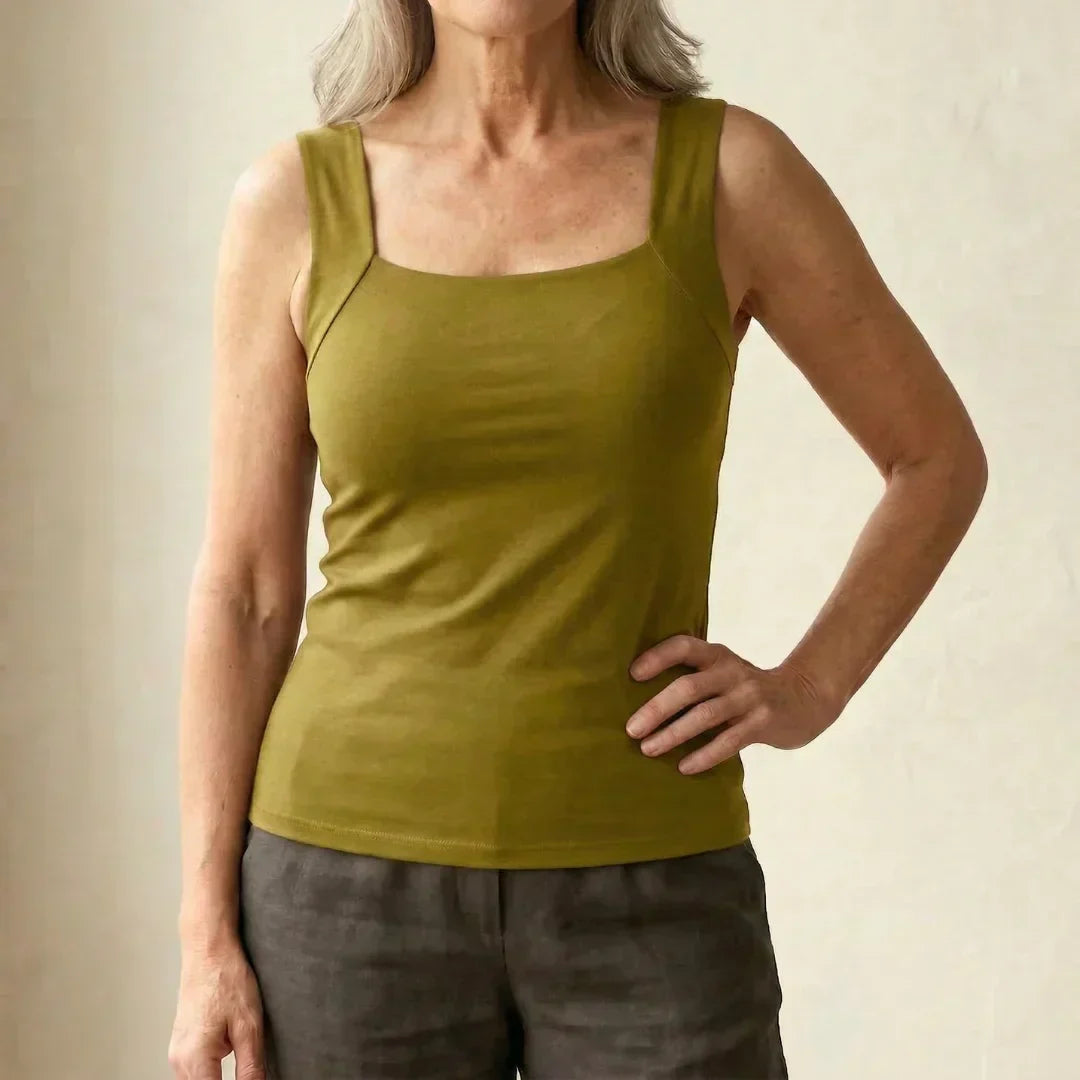Priscilla | Built-In Bra Comfort Tank Top