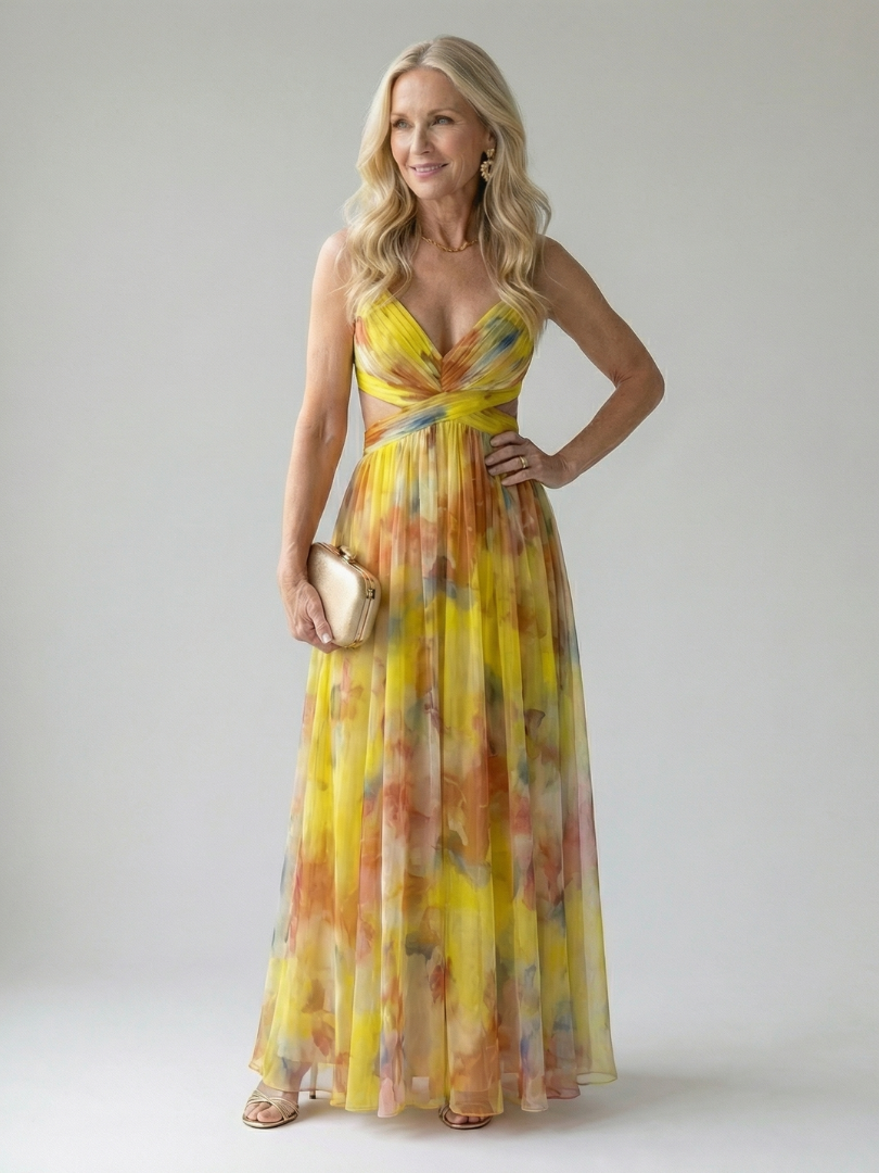 Isel | Blødt Wrap Maxi Kjole