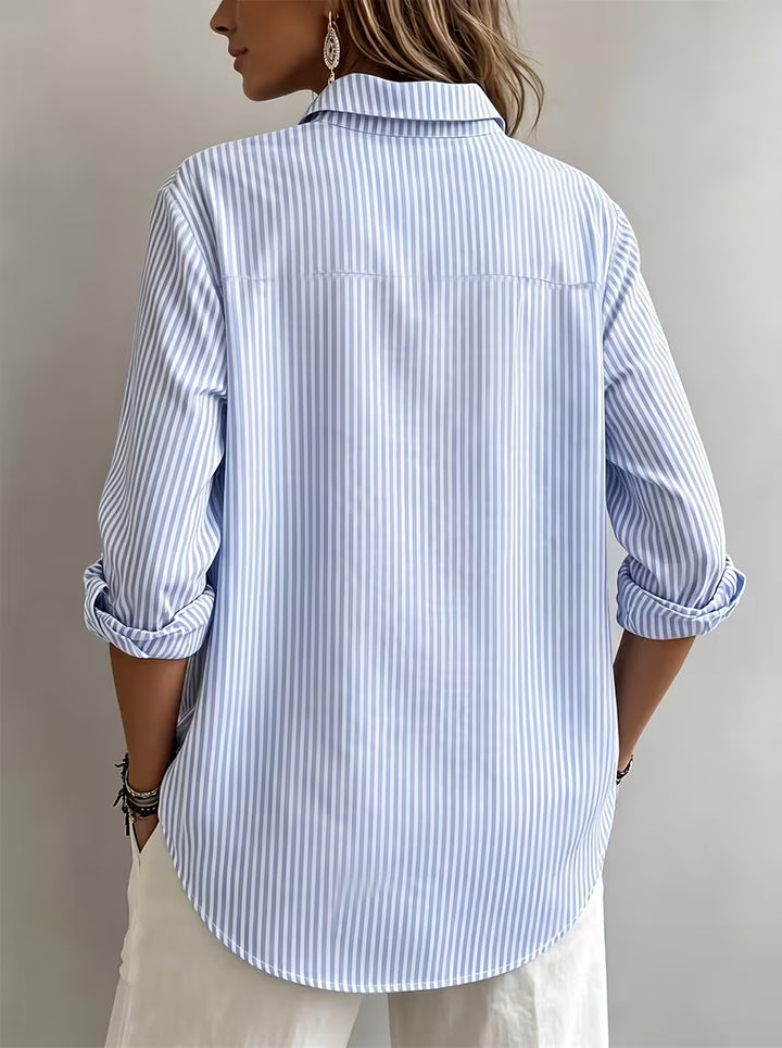 Sadie | Striped Women’s Shirt, Long-sleeved