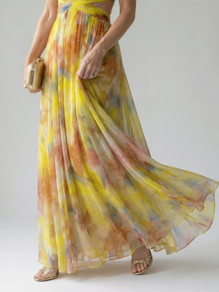 Isel | Blødt Wrap Maxi Kjole