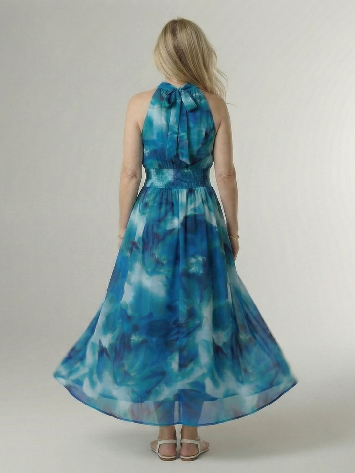 Sylin | Samlet Halter Midi Kjole