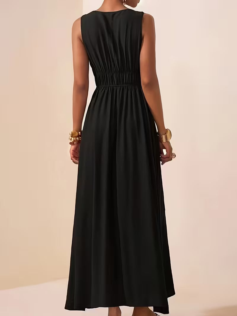 Charlotte | Sleeveless Summer Dress with V-neck