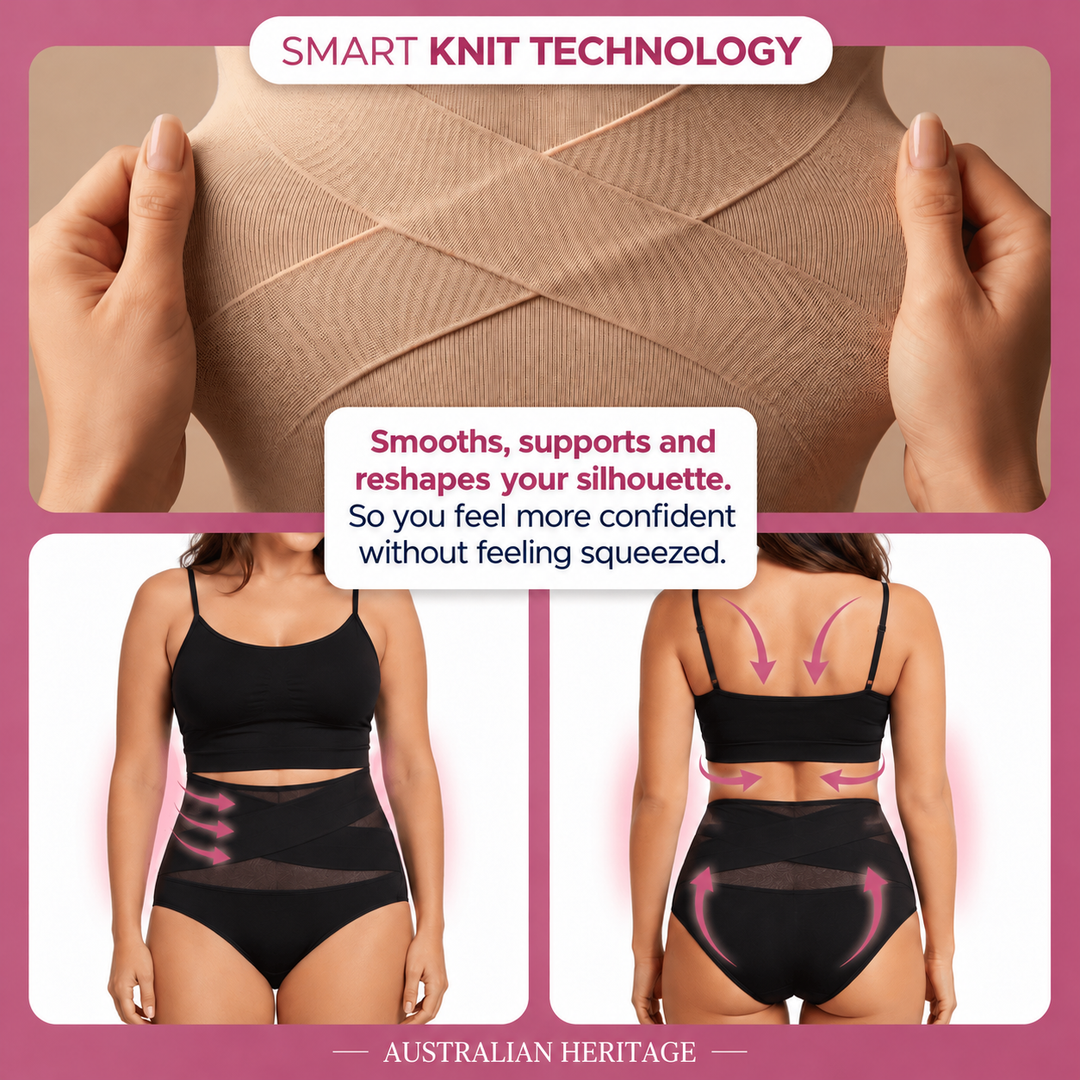 Cinchet™ – High-Waisted Cross Tummy Control Shaping Briefs