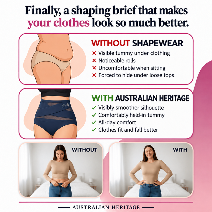 Cinchet™ – High-Waisted Cross Tummy Control Shaping Briefs