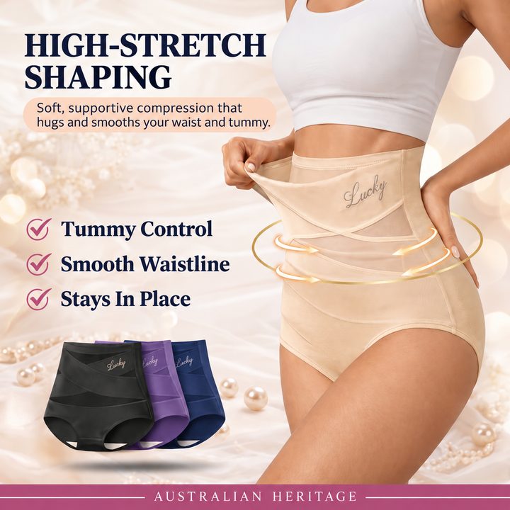 Cinchet™ – High-Waisted Cross Tummy Control Shaping Briefs