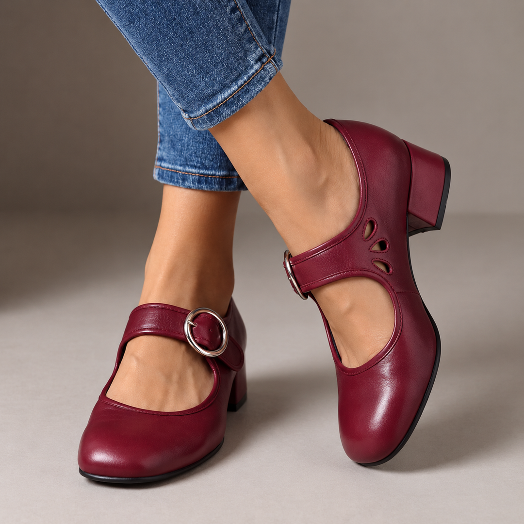 Giuseppina | Strapped Court Shoes
