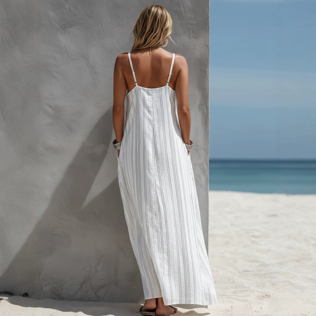 Evie | Comfortable Striped Summer Dress