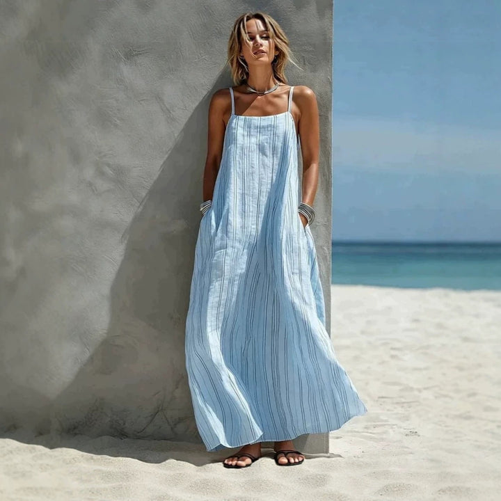 Evie | Comfortable Striped Summer Dress