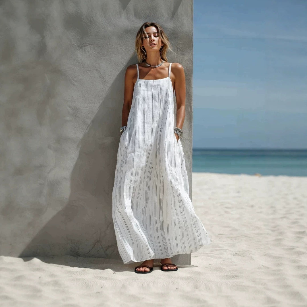 Evie | Comfortable Striped Summer Dress