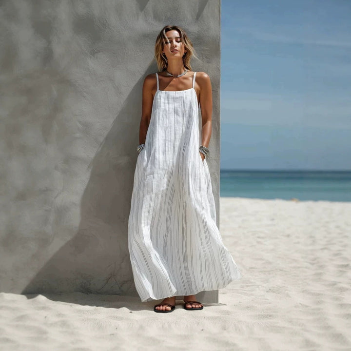 Evie | Comfortable Striped Summer Dress
