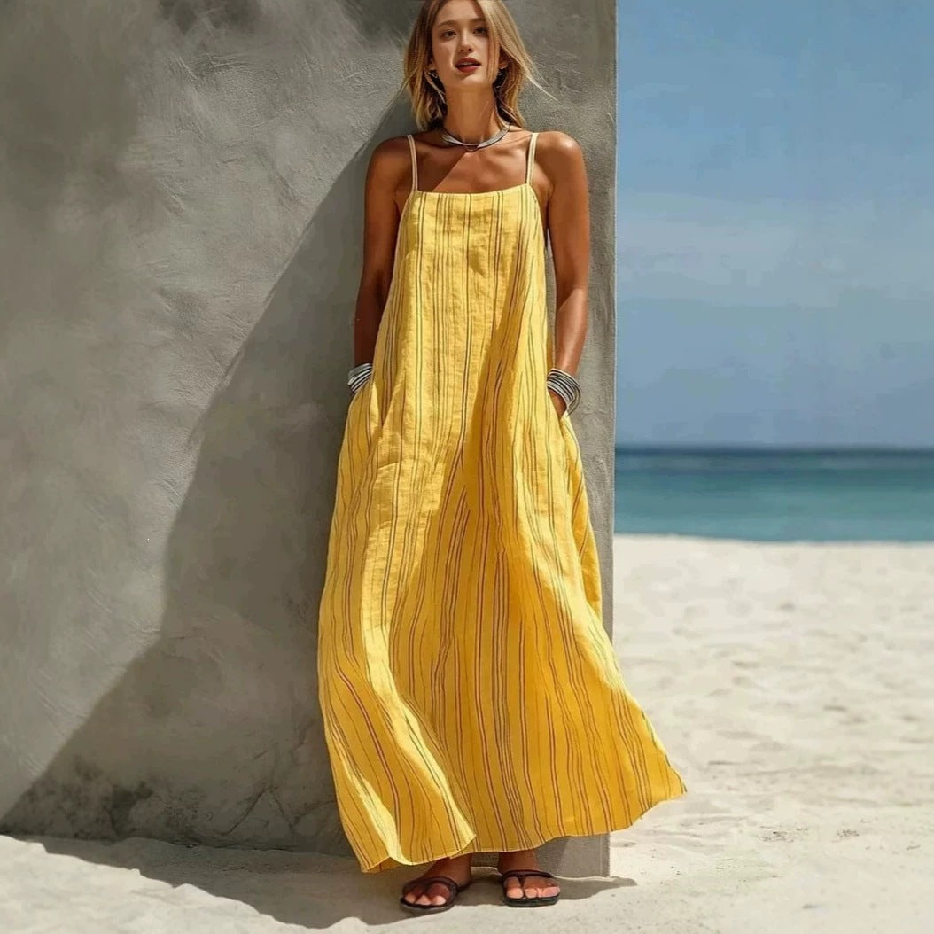 Evie | Comfortable Striped Summer Dress