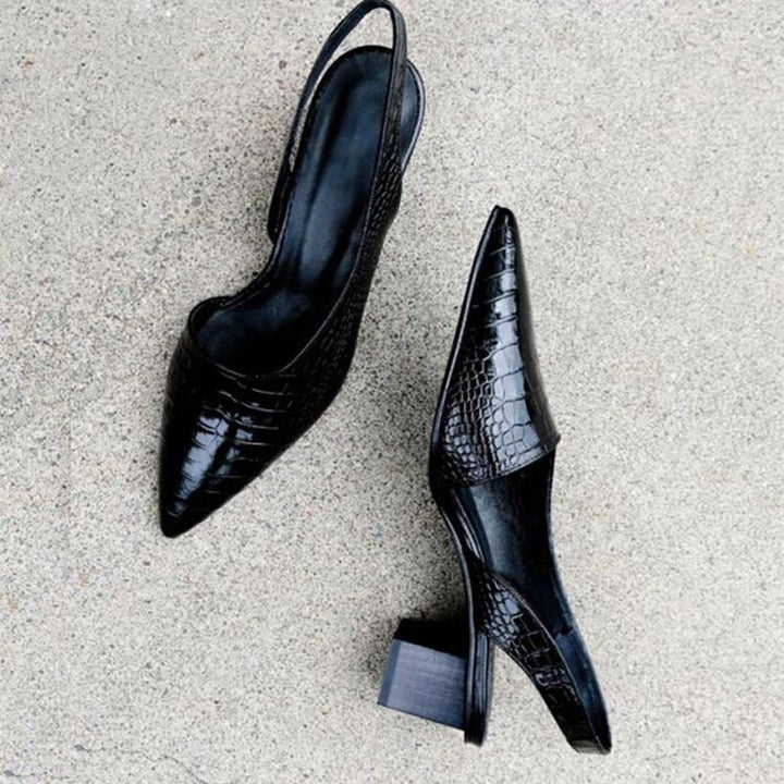 Elisa | High-Heeled Pumps with Wide Toe