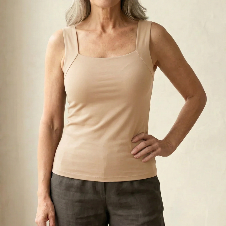 Priscilla | Built-In Bra Comfort Tank Top