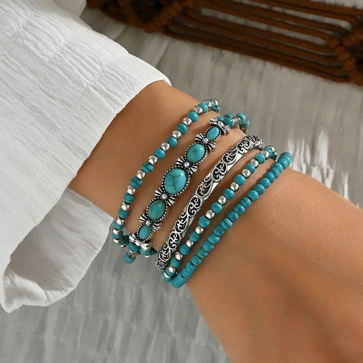 Diane | Turquoise Bracelet Set