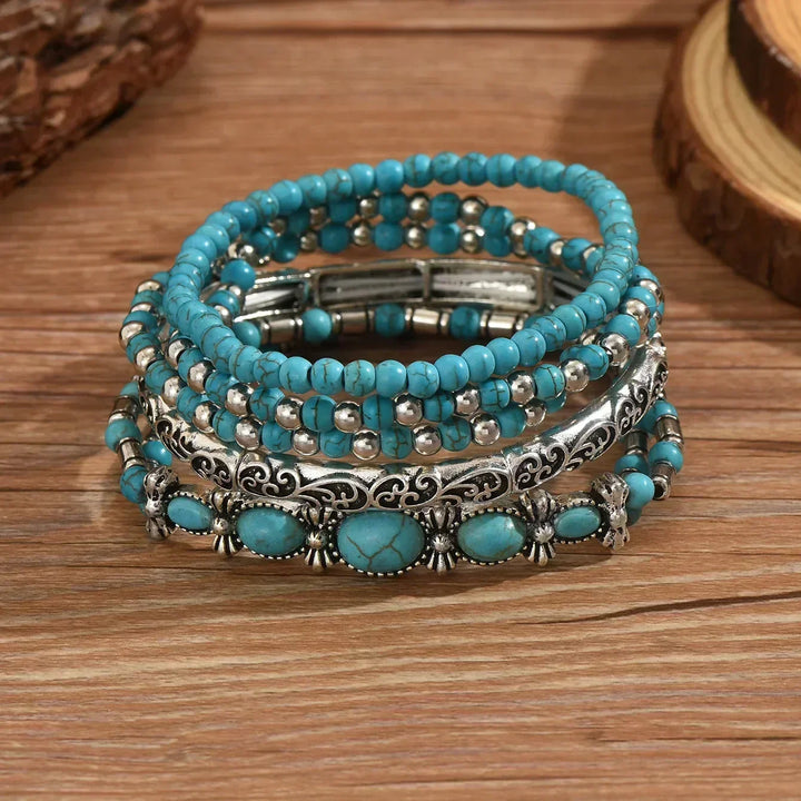Diane | Turquoise Bracelet Set