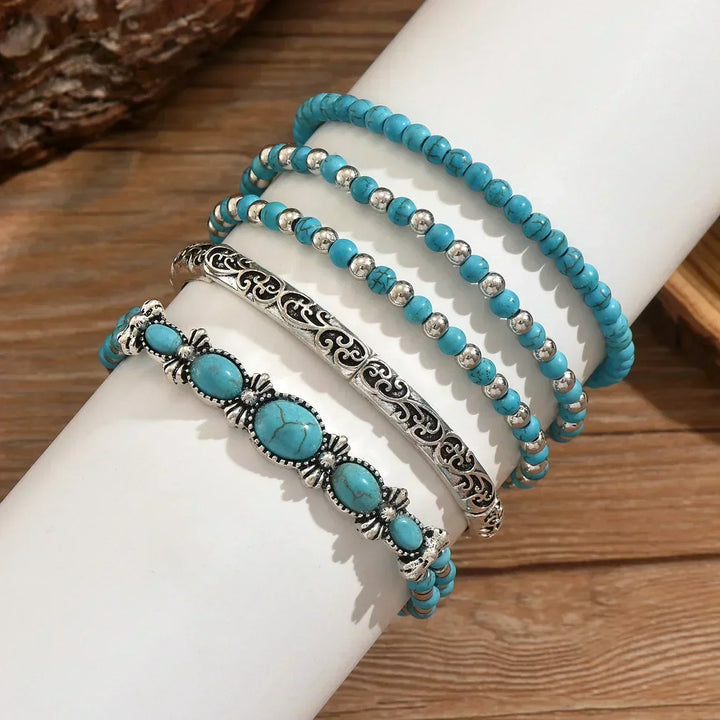 Diane | Turquoise Bracelet Set