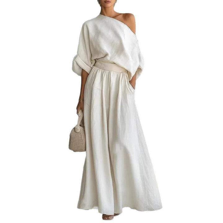 Sophia | One Shoulder Summer Maxi Set For Women