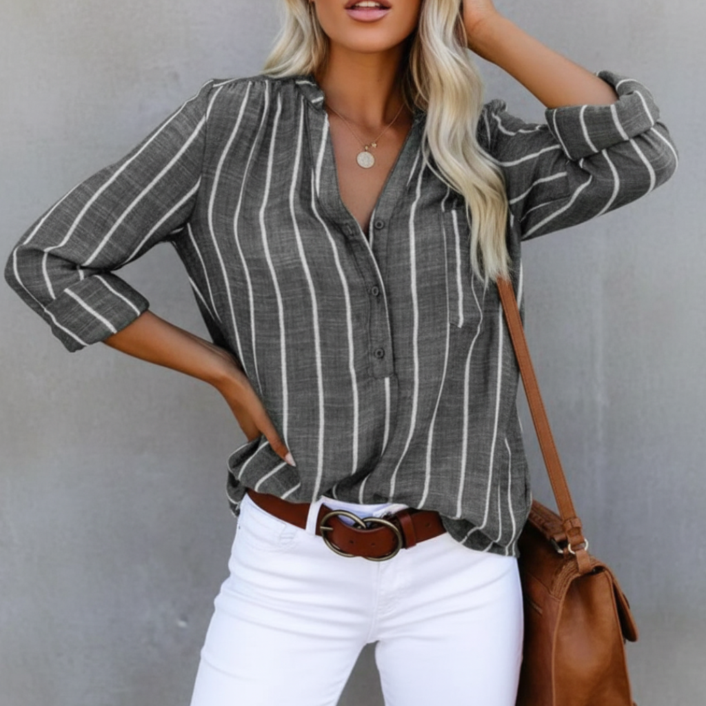 Lunelle Stripe Summer Shirt