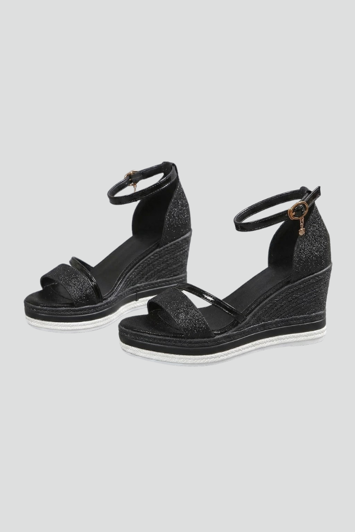 Women's Cushioned Sandals with Slip-On Design