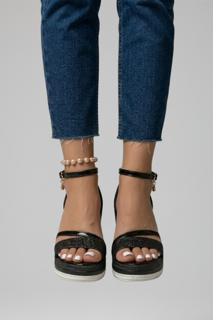 Women's Cushioned Sandals with Slip-On Design