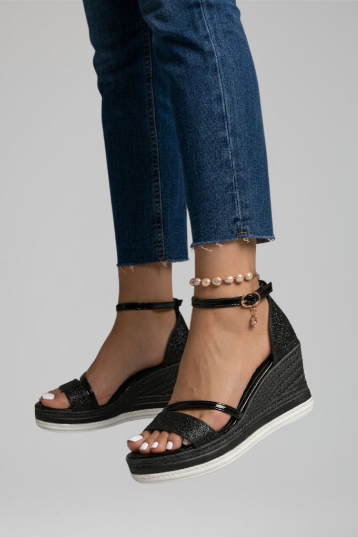 Women's Cushioned Sandals with Slip-On Design