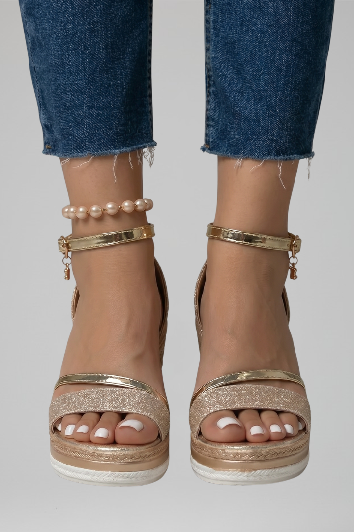 Women's Cushioned Sandals with Slip-On Design