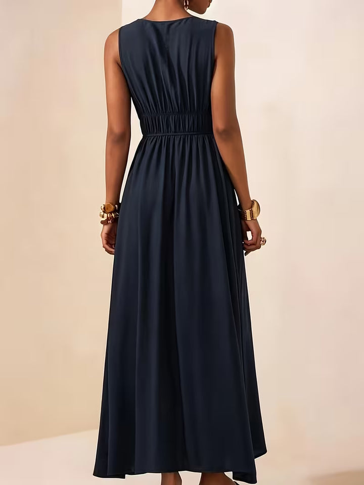 Charlotte | Sleeveless Summer Dress with V-neck