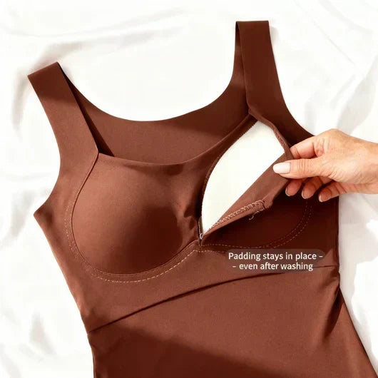 Priscilla | Built-In Bra Comfort Tank Top