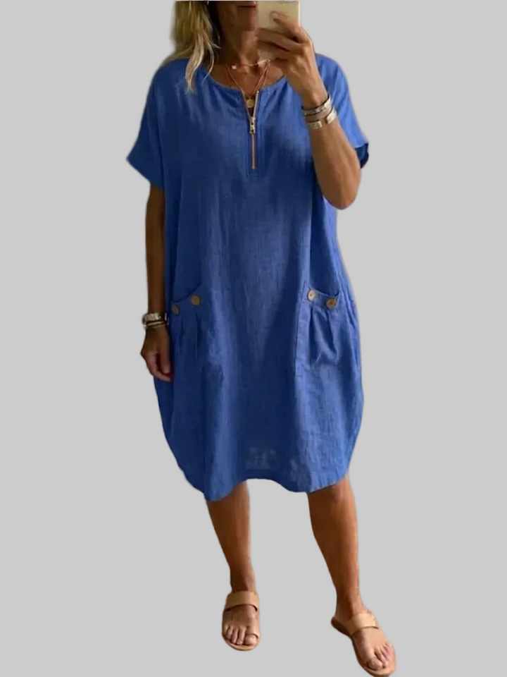 Summer Dress with Zipper