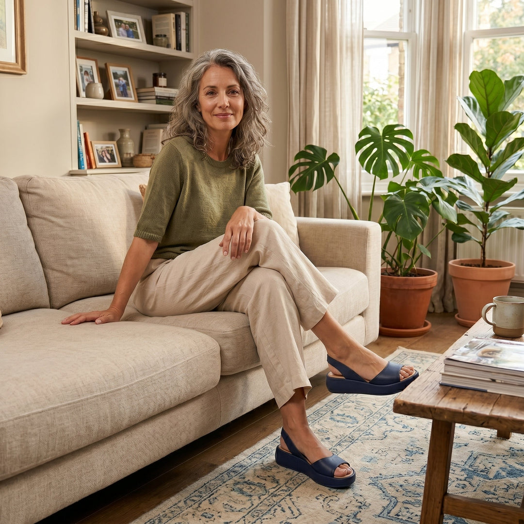 Claudia – Flat Sandals with Comfort Soles