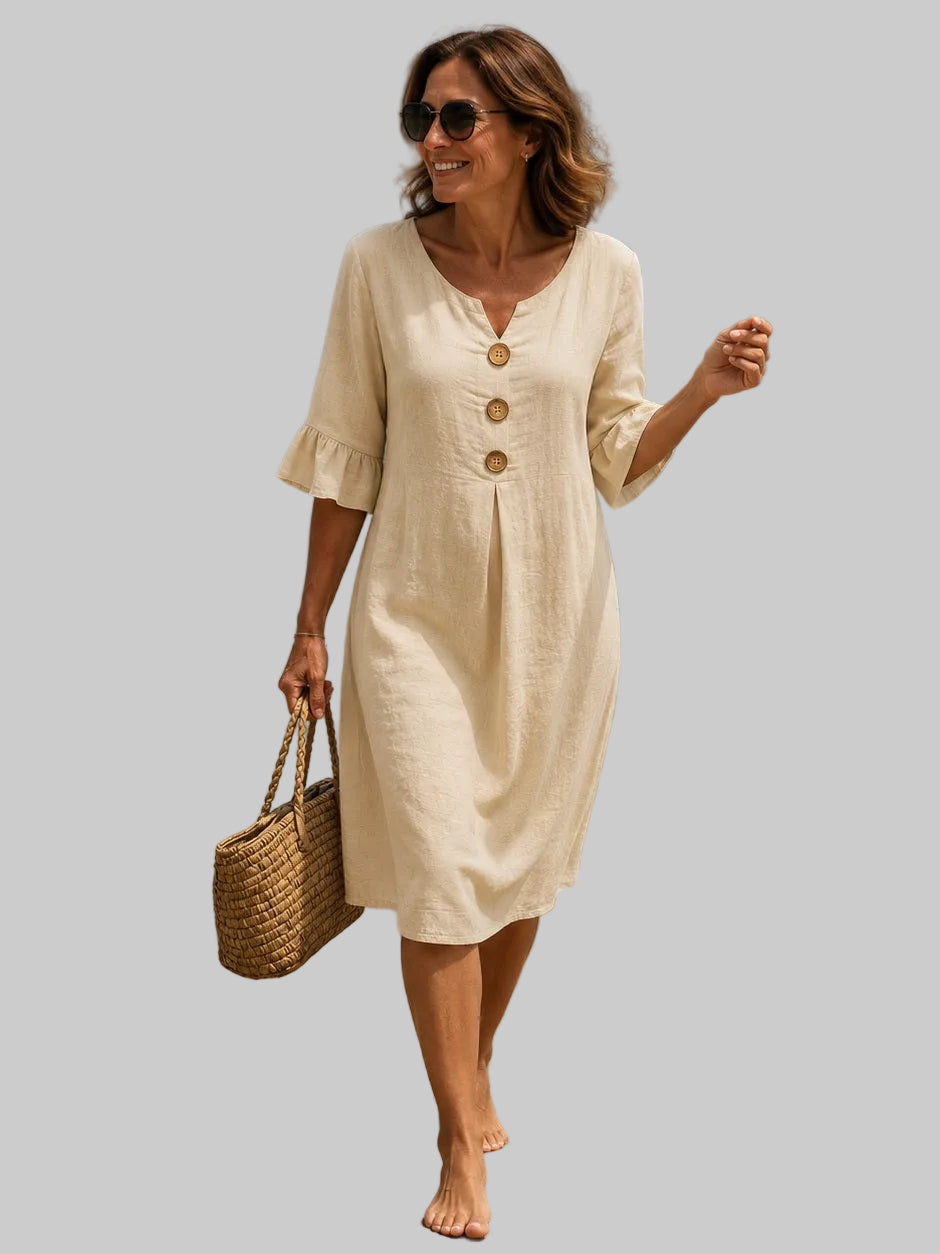 Vanesa | Textured A-Line Dress