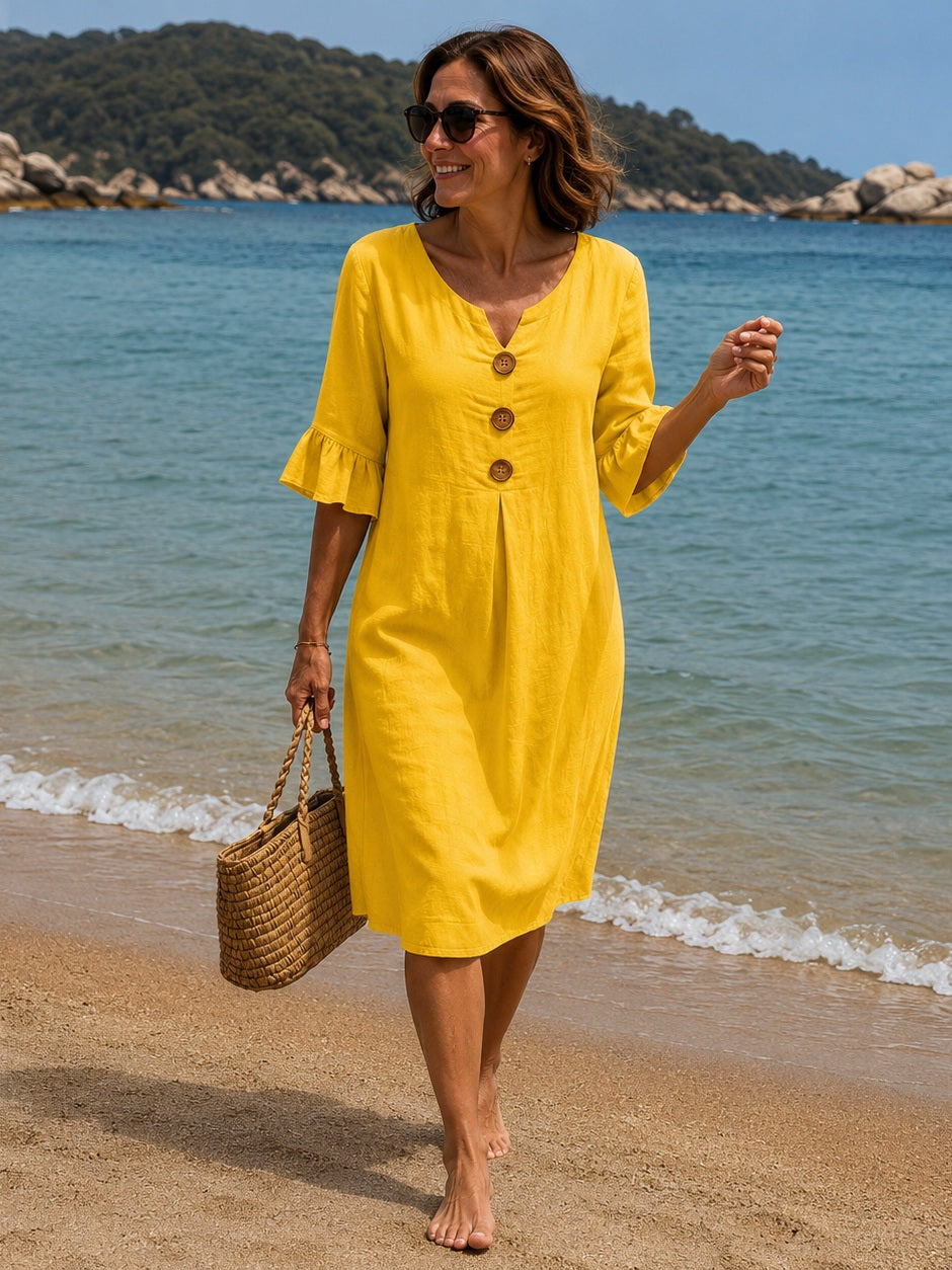Vanesa | Textured A-Line Dress